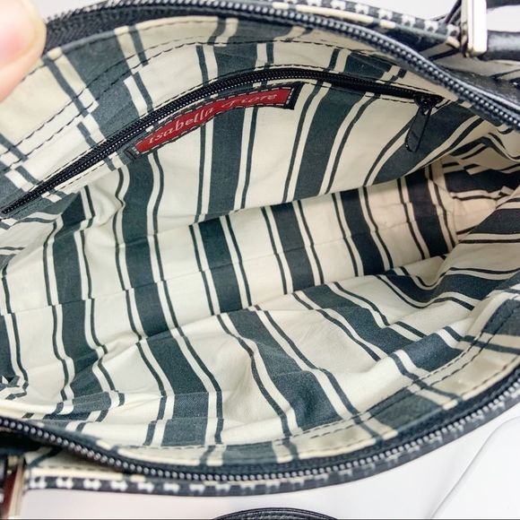 Vintage Isabella Fiore Floral Sequin Handbag Tote - Picture 8 of 9